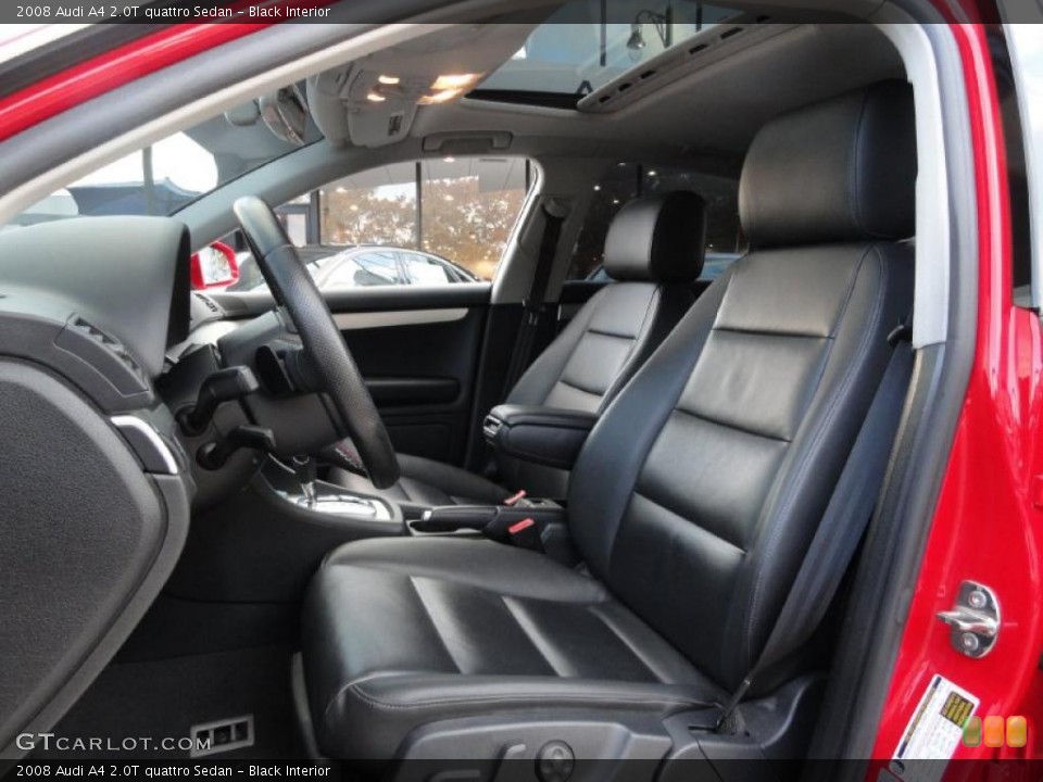 Black Interior Photo for the 2008 Audi A4 2.0T quattro Sedan #39414013