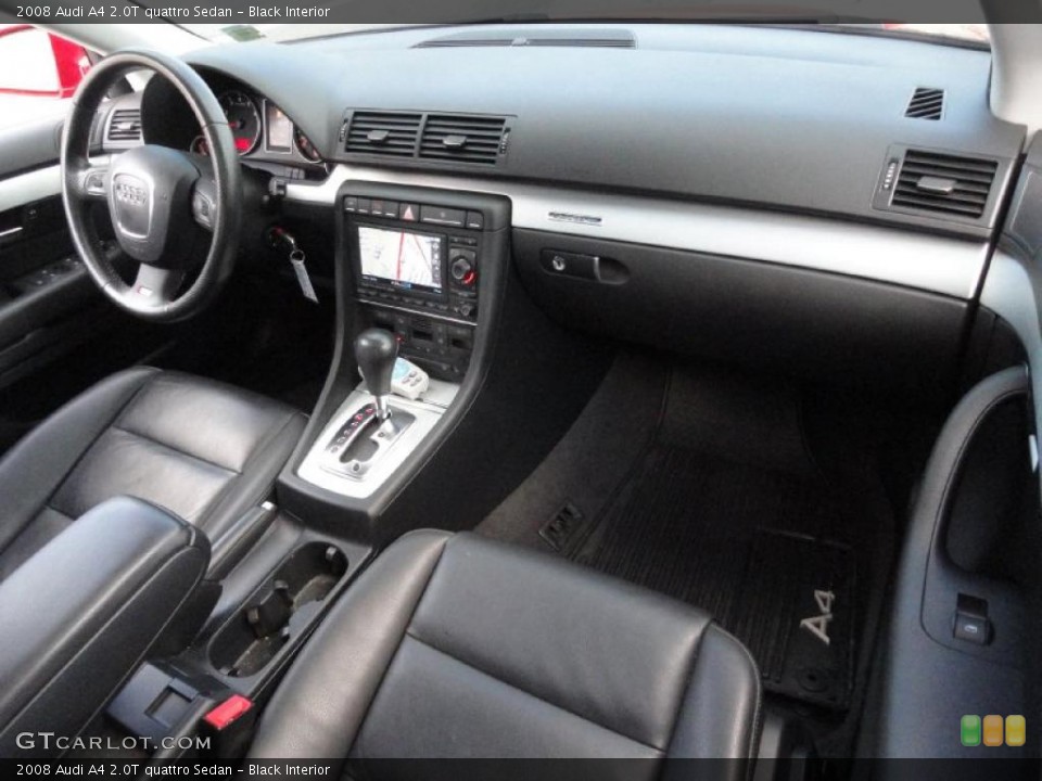 Black Interior Dashboard for the 2008 Audi A4 2.0T quattro Sedan #39414073