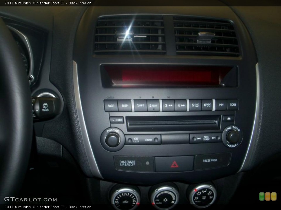 Black Interior Controls for the 2011 Mitsubishi Outlander Sport ES #39414917