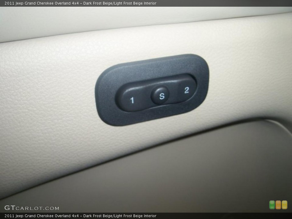 Dark Frost Beige/Light Frost Beige Interior Controls for the 2011 Jeep Grand Cherokee Overland 4x4 #39415605