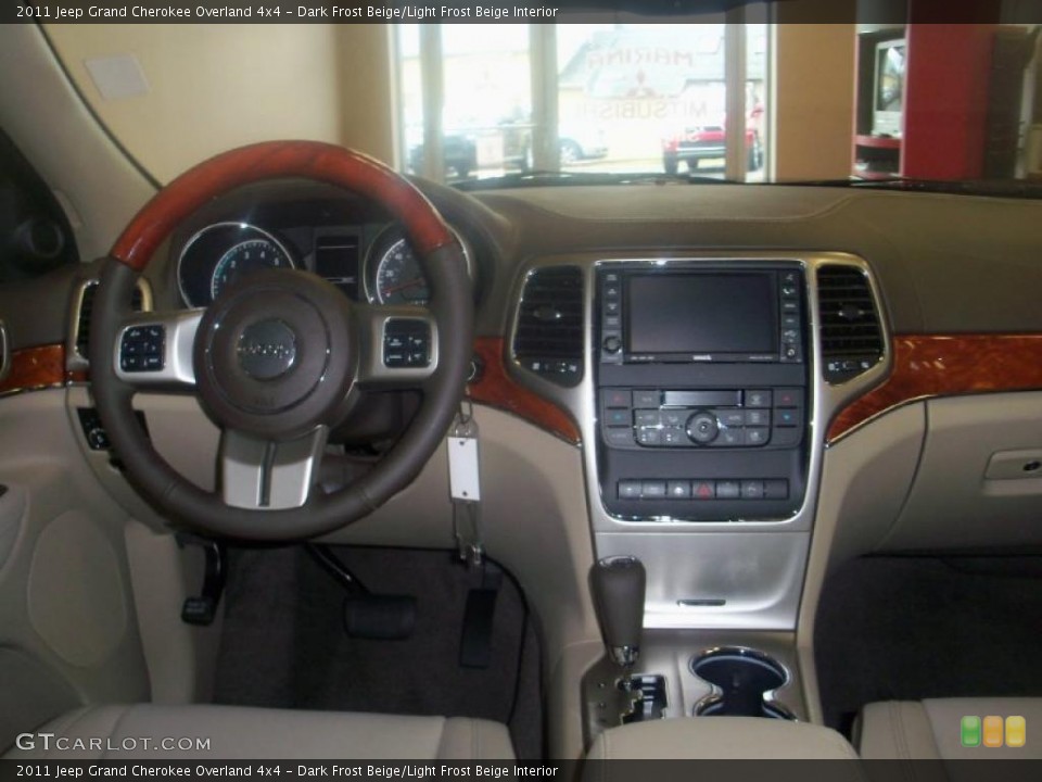 Dark Frost Beige/Light Frost Beige Interior Dashboard for the 2011 Jeep Grand Cherokee Overland 4x4 #39415809