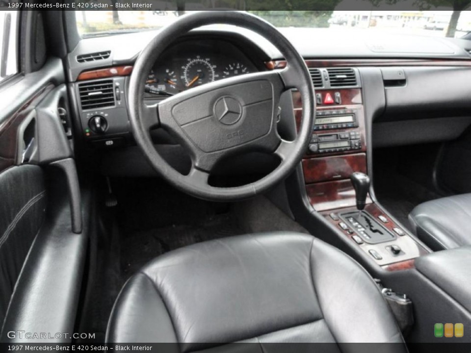 Black Interior Prime Interior for the 1997 Mercedes-Benz E 420 Sedan #39418177