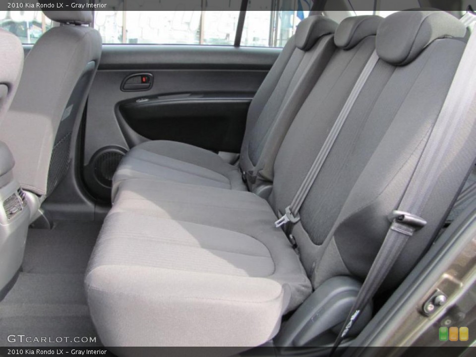 Gray Interior Photo for the 2010 Kia Rondo LX #39419777