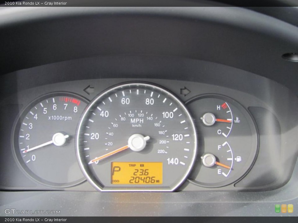 Gray Interior Gauges for the 2010 Kia Rondo LX #39419893