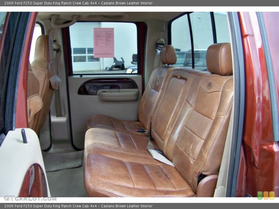 Castano Brown Leather Interior Photo for the 2006 Ford F250 Super Duty King Ranch Crew Cab 4x4 #39419945