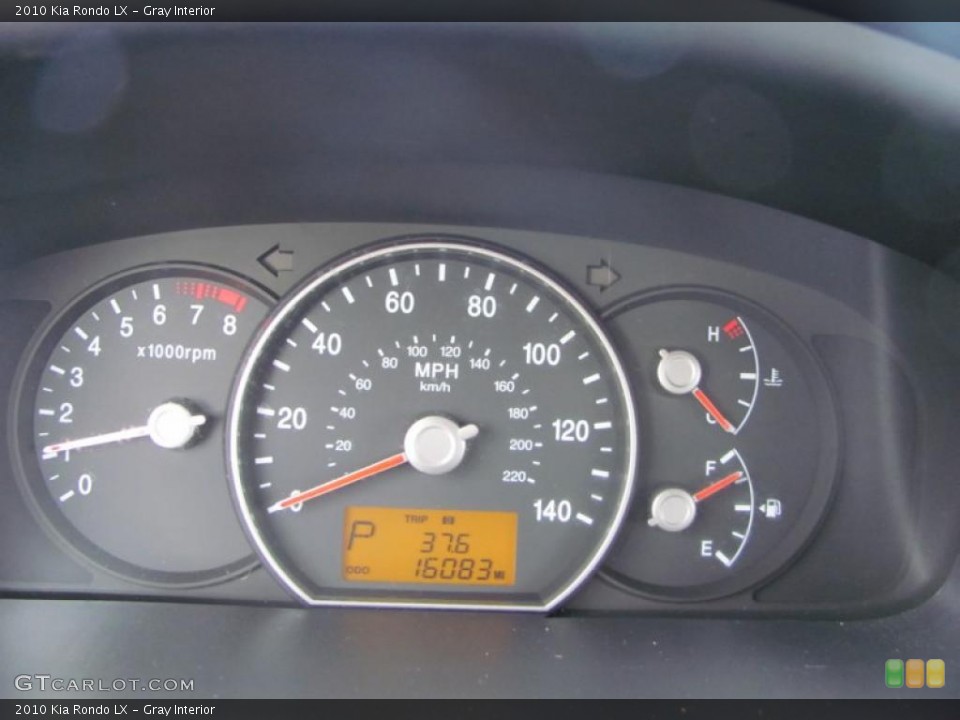 Gray Interior Gauges for the 2010 Kia Rondo LX #39419949