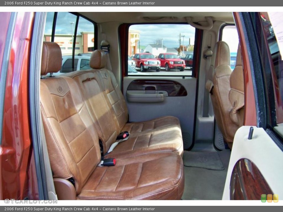 Castano Brown Leather Interior Photo for the 2006 Ford F250 Super Duty King Ranch Crew Cab 4x4 #39419961