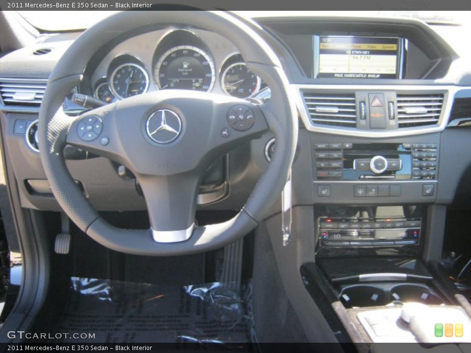 Black Interior Dashboard for the 2011 Mercedes-Benz E 350 Sedan #39421606