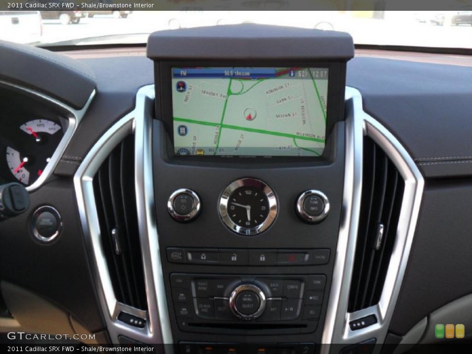 Shale/Brownstone Interior Navigation for the 2011 Cadillac SRX FWD #39421890