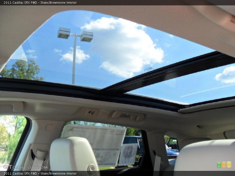 Shale/Brownstone Interior Sunroof for the 2011 Cadillac SRX FWD #39421954