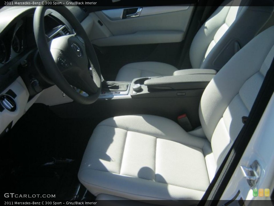 Grey/Black Interior Photo for the 2011 Mercedes-Benz C 300 Sport #39421978