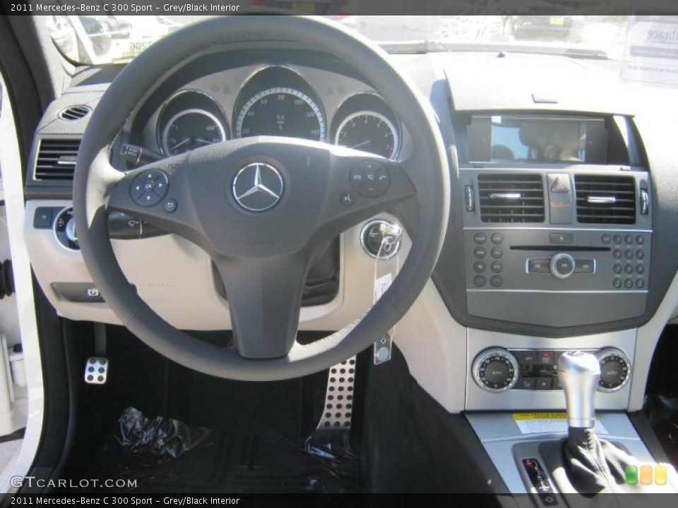 Grey/Black Interior Dashboard for the 2011 Mercedes-Benz C 300 Sport #39421994