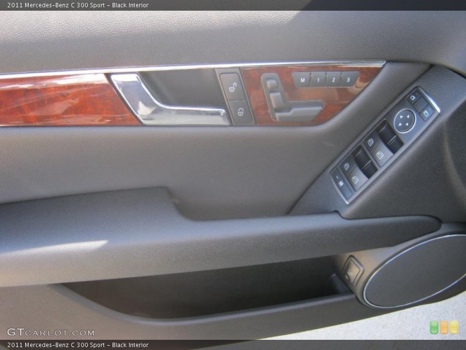 Black Interior Door Panel for the 2011 Mercedes-Benz C 300 Sport #39422054