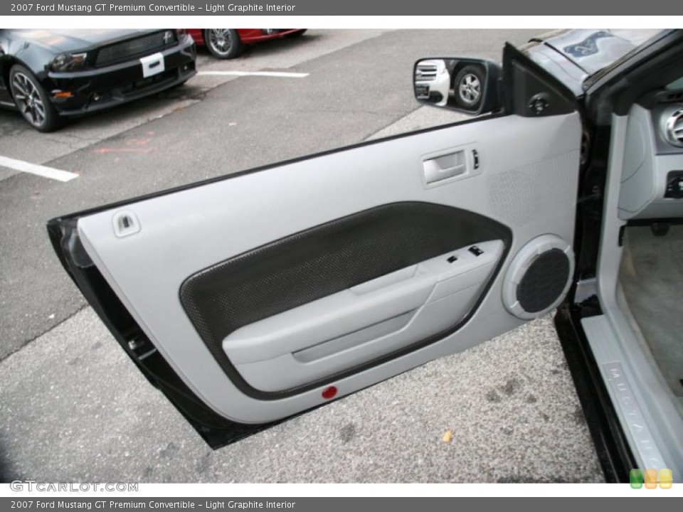 Light Graphite Interior Door Panel for the 2007 Ford Mustang GT Premium Convertible #39422106