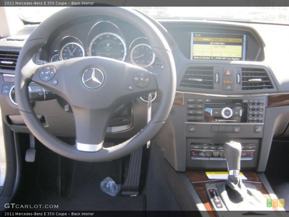 Black Interior Dashboard for the 2011 Mercedes-Benz E 350 Coupe #39422200
