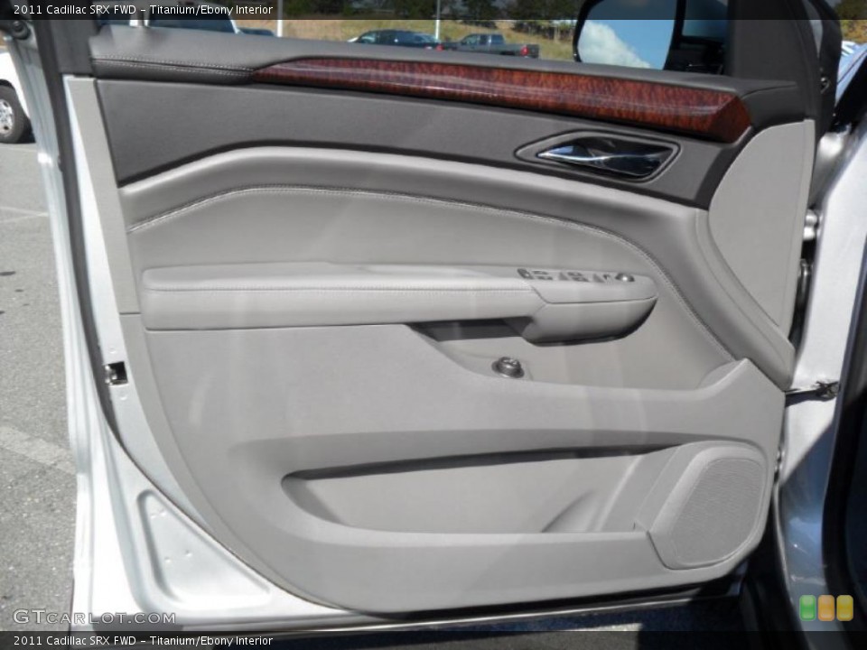 Titanium/Ebony Interior Door Panel for the 2011 Cadillac SRX FWD #39422310