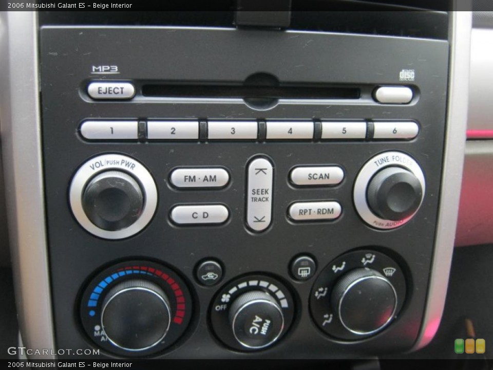 Beige Interior Controls for the 2006 Mitsubishi Galant ES #39422934