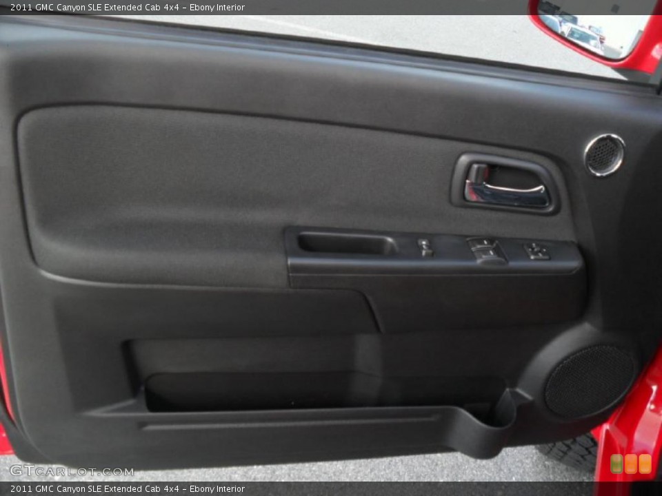 Ebony Interior Door Panel for the 2011 GMC Canyon SLE Extended Cab 4x4 #39423158