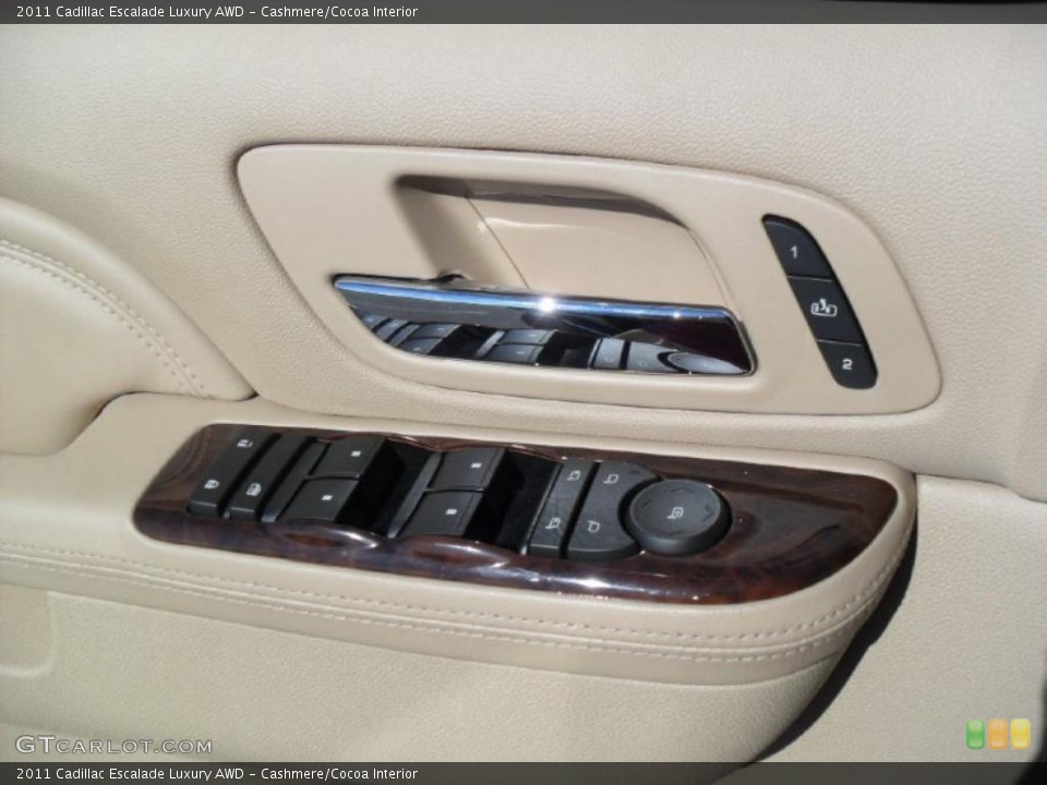 Cashmere/Cocoa Interior Controls for the 2011 Cadillac Escalade Luxury AWD #39423590