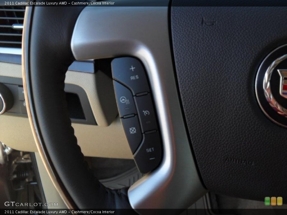 Cashmere/Cocoa Interior Controls for the 2011 Cadillac Escalade Luxury AWD #39423686