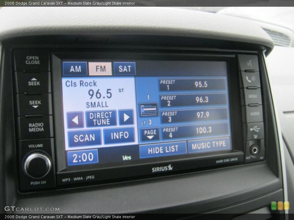Medium Slate Gray/Light Shale Interior Navigation for the 2008 Dodge Grand Caravan SXT #39423730
