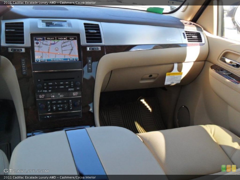 Cashmere/Cocoa Interior Dashboard for the 2011 Cadillac Escalade Luxury AWD #39423748