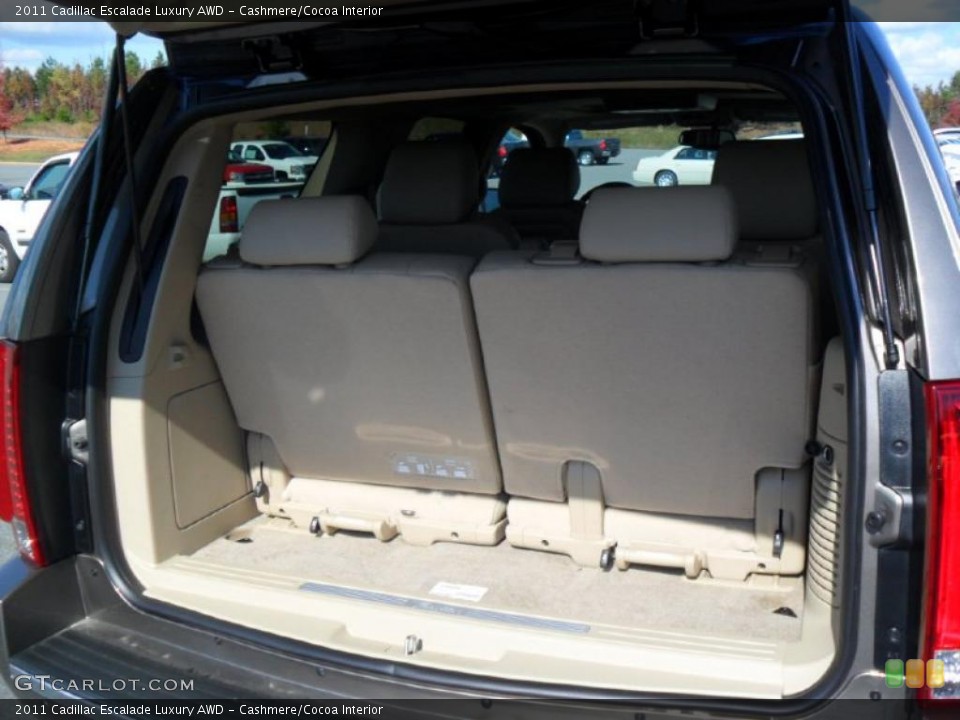Cashmere/Cocoa Interior Trunk for the 2011 Cadillac Escalade Luxury AWD #39423774