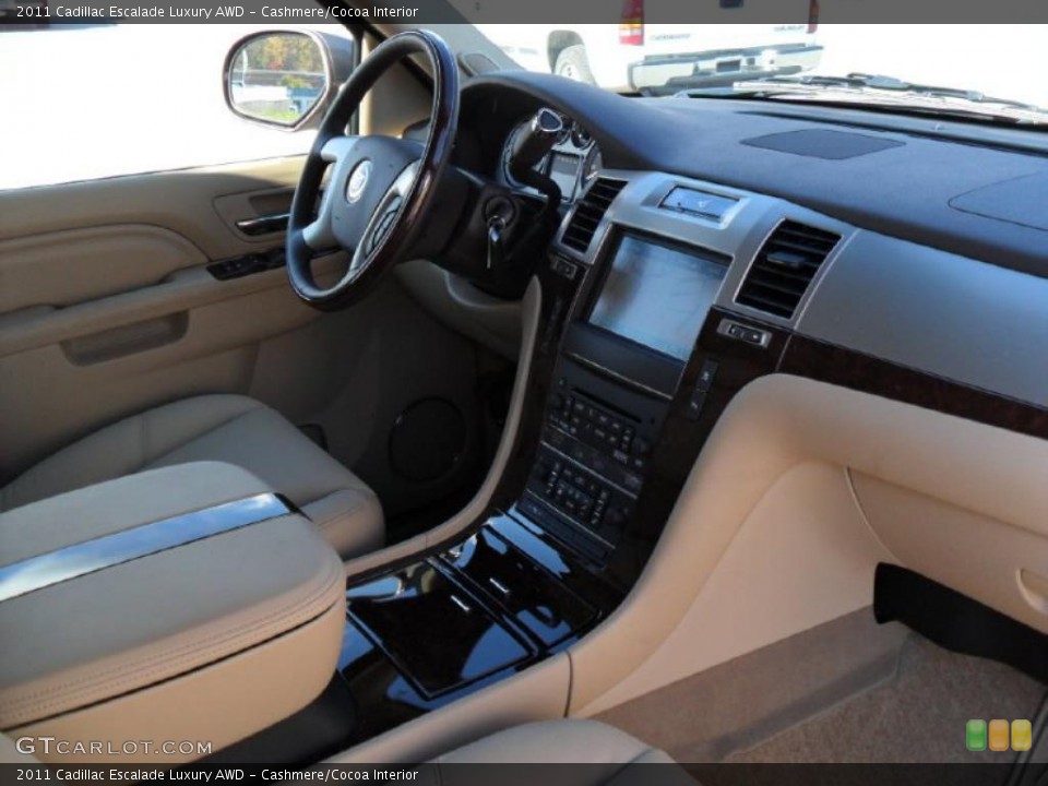 Cashmere/Cocoa Interior Dashboard for the 2011 Cadillac Escalade Luxury AWD #39423819