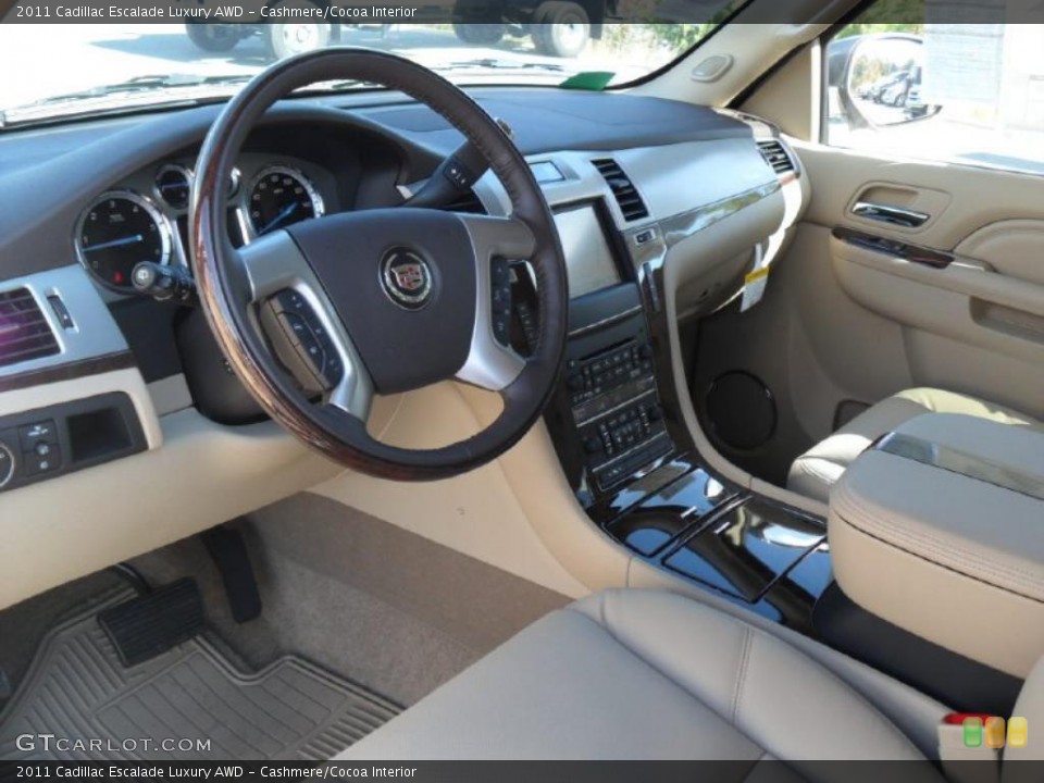 Cashmere/Cocoa Interior Prime Interior for the 2011 Cadillac Escalade Luxury AWD #39423902