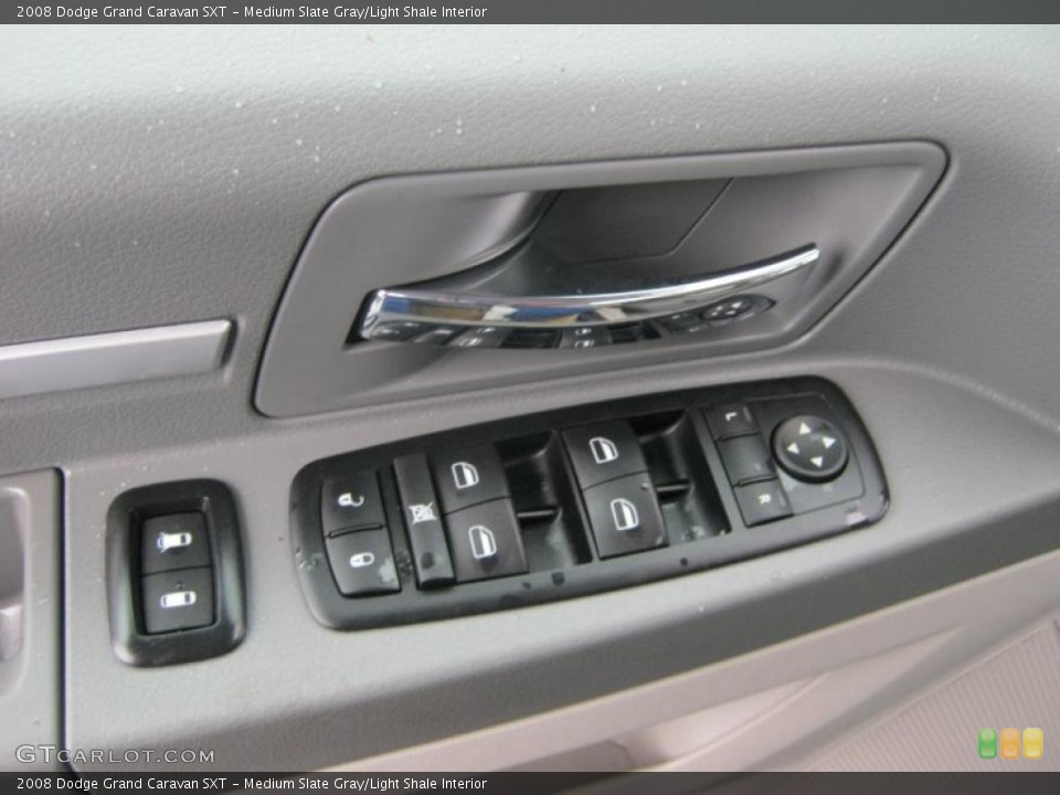 Medium Slate Gray/Light Shale Interior Controls for the 2008 Dodge Grand Caravan SXT #39423975