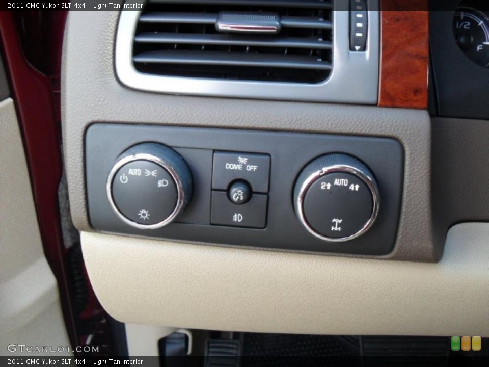 Light Tan Interior Controls for the 2011 GMC Yukon SLT 4x4 #39424050