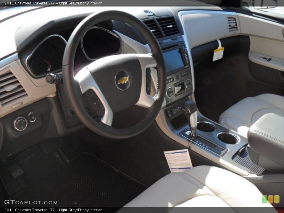 Light Gray/Ebony Interior Prime Interior for the 2011 Chevrolet Traverse LTZ #39425302