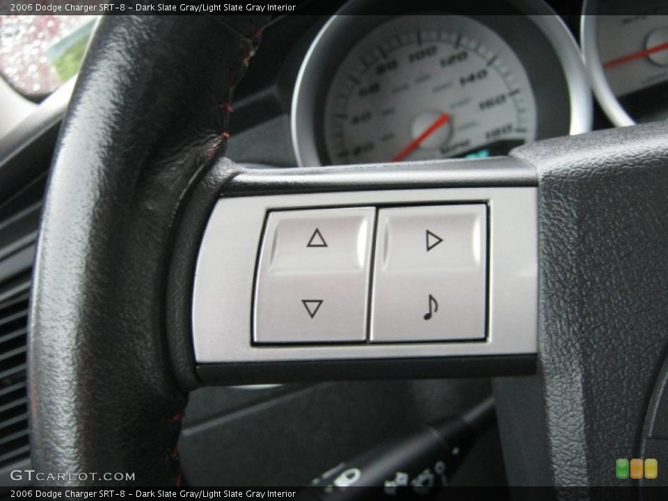 Dark Slate Gray/Light Slate Gray Interior Controls for the 2006 Dodge Charger SRT-8 #39425434