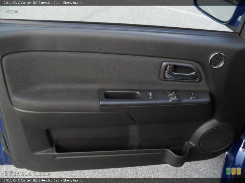 Ebony Interior Door Panel for the 2011 GMC Canyon SLE Extended Cab #39425846