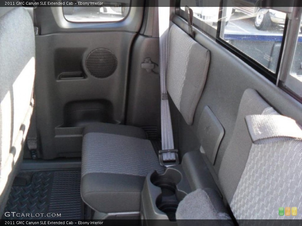 Ebony Interior Photo for the 2011 GMC Canyon SLE Extended Cab #39425910