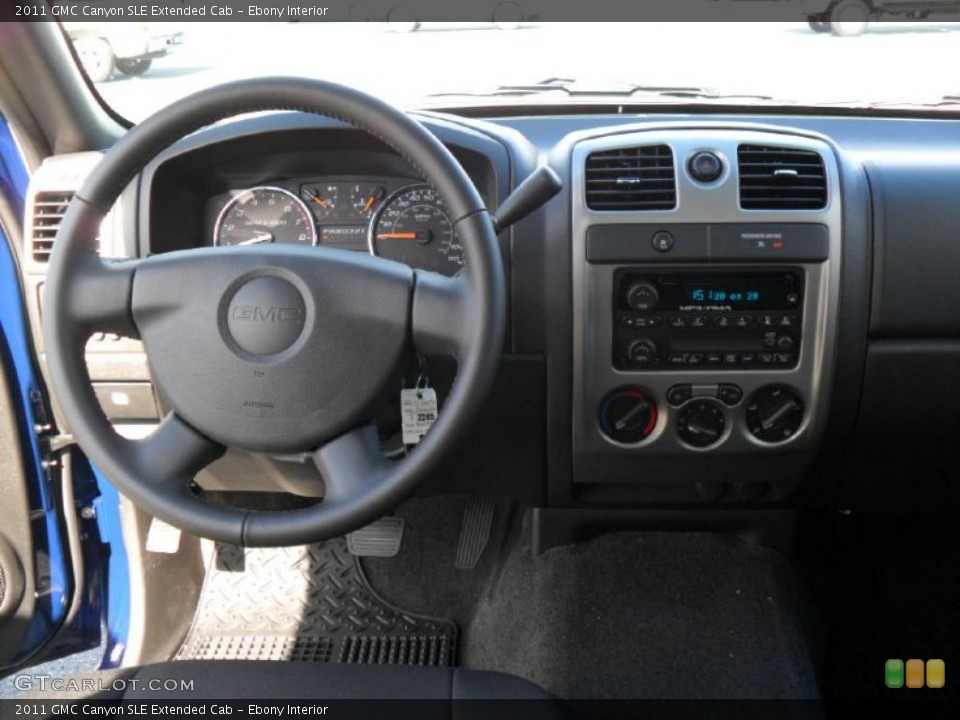 Ebony Interior Dashboard for the 2011 GMC Canyon SLE Extended Cab #39425922