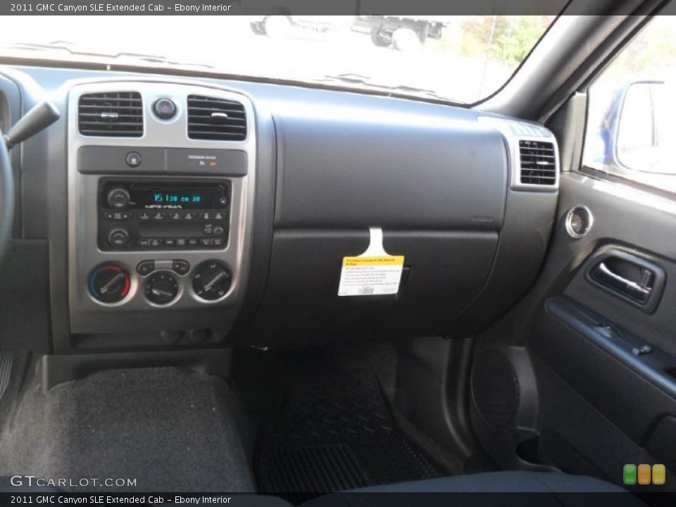 Ebony Interior Dashboard for the 2011 GMC Canyon SLE Extended Cab #39425938