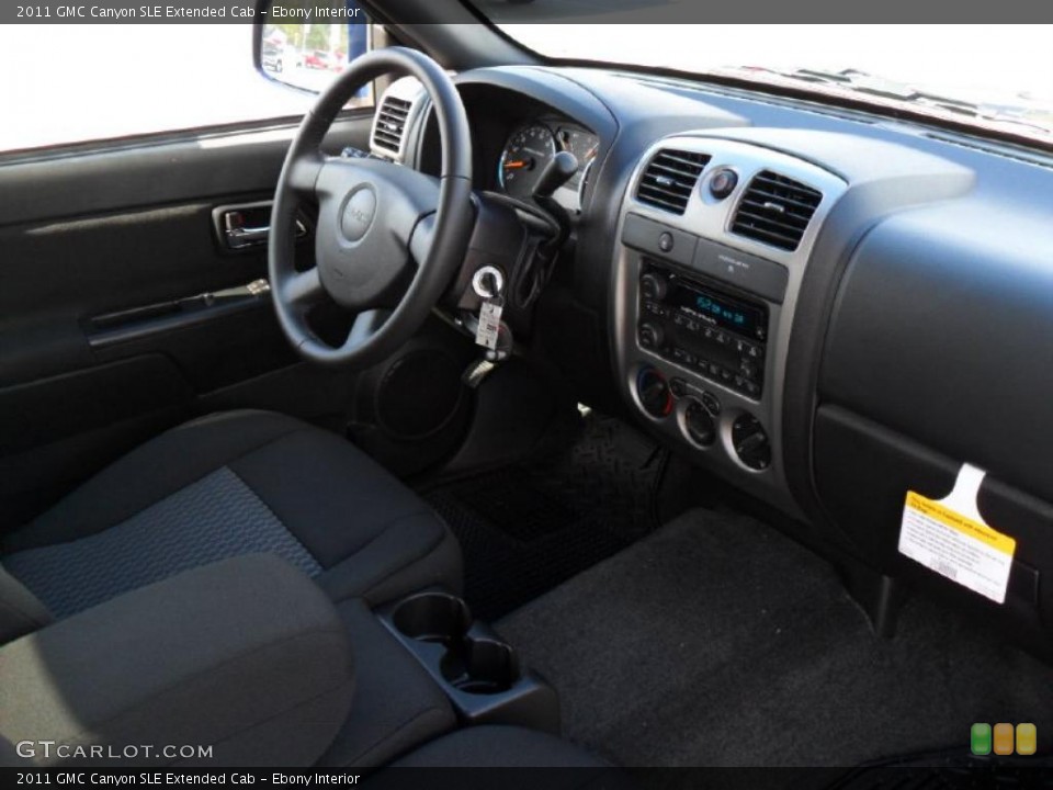 Ebony Interior Dashboard for the 2011 GMC Canyon SLE Extended Cab #39425998