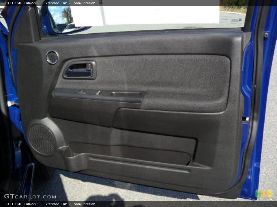 Ebony Interior Door Panel for the 2011 GMC Canyon SLE Extended Cab #39426022