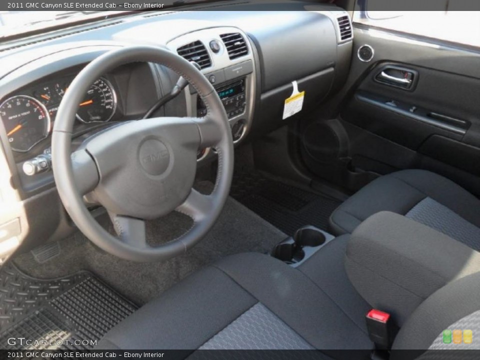 Ebony Interior Prime Interior for the 2011 GMC Canyon SLE Extended Cab #39426082