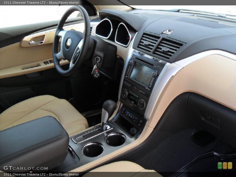Ebony/Ebony Interior Dashboard for the 2011 Chevrolet Traverse LTZ #39426878