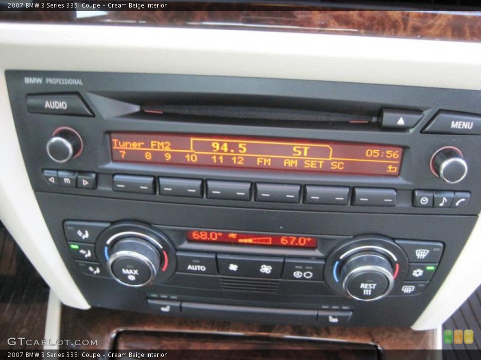 Cream Beige Interior Controls for the 2007 BMW 3 Series 335i Coupe #39426950