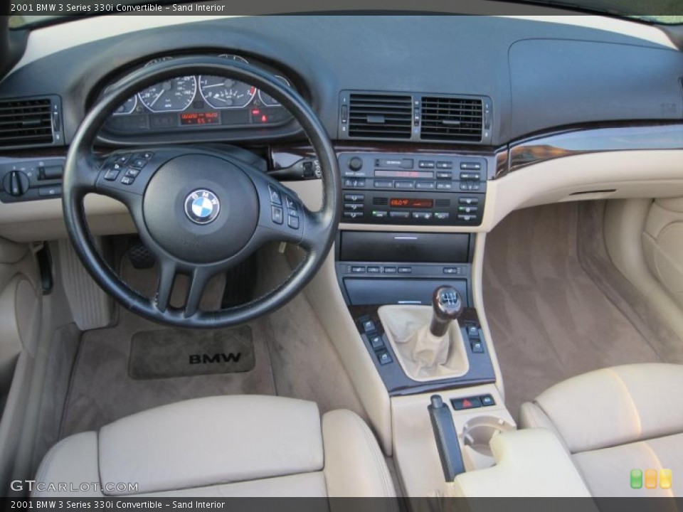 Sand Interior Prime Interior for the 2001 BMW 3 Series 330i Convertible #39427191