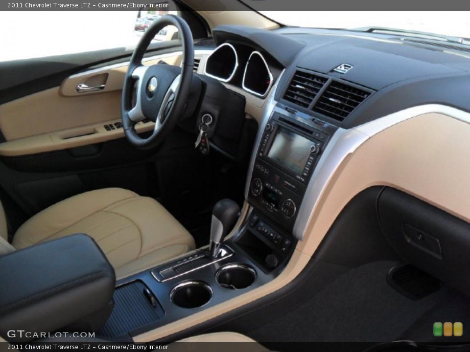 Cashmere/Ebony Interior Dashboard for the 2011 Chevrolet Traverse LTZ #39427850