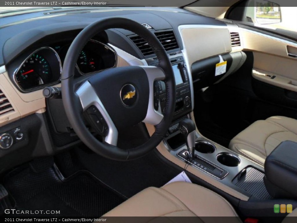 Cashmere/Ebony Interior Prime Interior for the 2011 Chevrolet Traverse LTZ #39427934