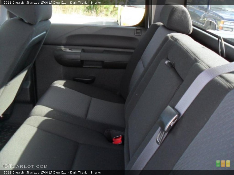 Dark Titanium Interior Photo for the 2011 Chevrolet Silverado 1500 LS Crew Cab #39428162