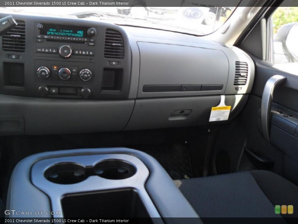Dark Titanium Interior Dashboard for the 2011 Chevrolet Silverado 1500 LS Crew Cab #39428190