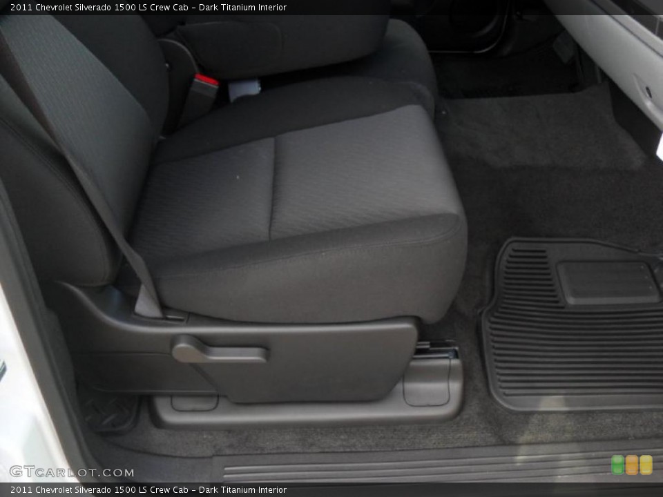 Dark Titanium Interior Photo for the 2011 Chevrolet Silverado 1500 LS Crew Cab #39428238