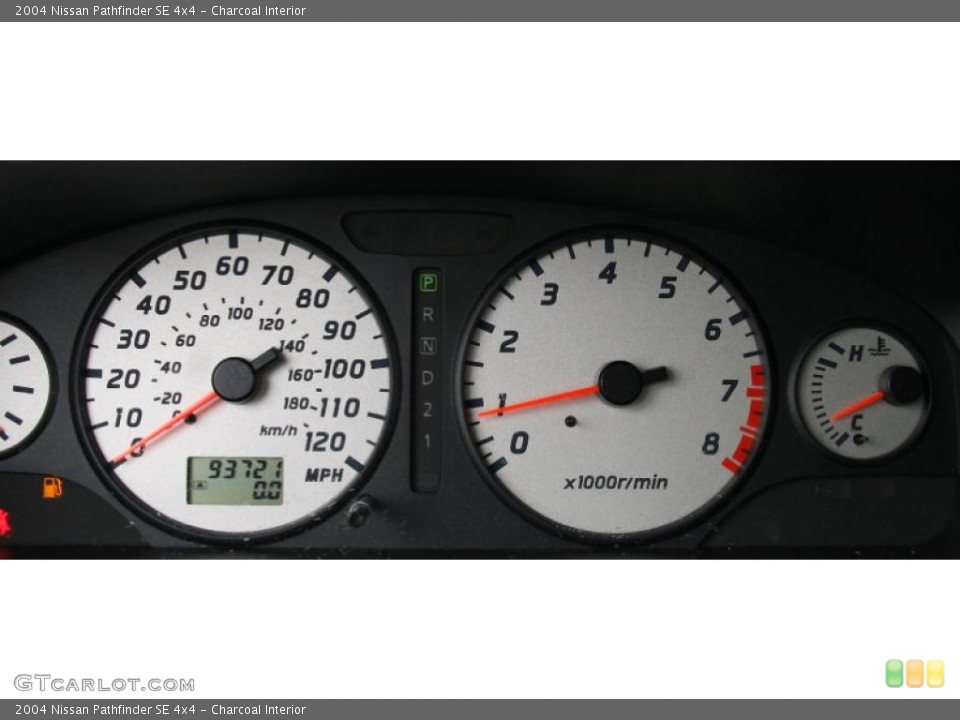Charcoal Interior Gauges for the 2004 Nissan Pathfinder SE 4x4 #39428434