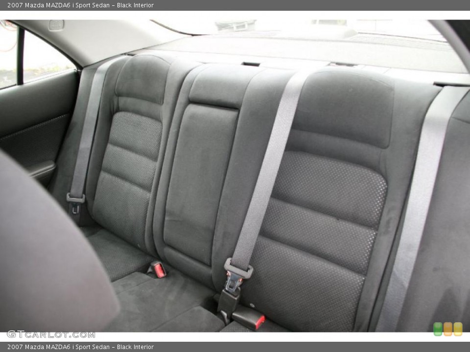 Black Interior Photo for the 2007 Mazda MAZDA6 i Sport Sedan #39428634
